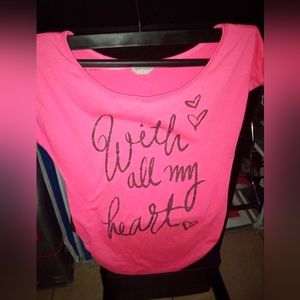 Pink cute top